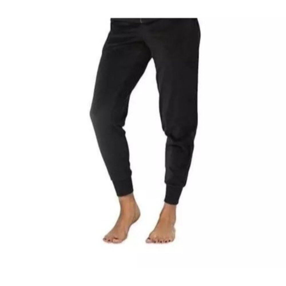 New Felina Small Velour Drawstring Tracksuit Bottom Elastic Ankle Jogger Pants